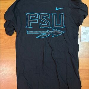 Nike Black and Blue FSU Men's Tee